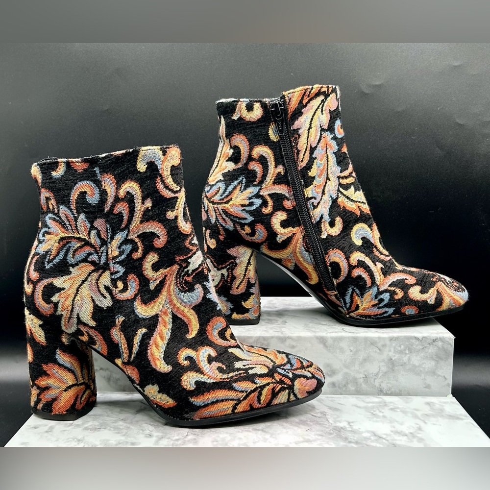 BUTTER Floral Boots Made Italy. Size 36